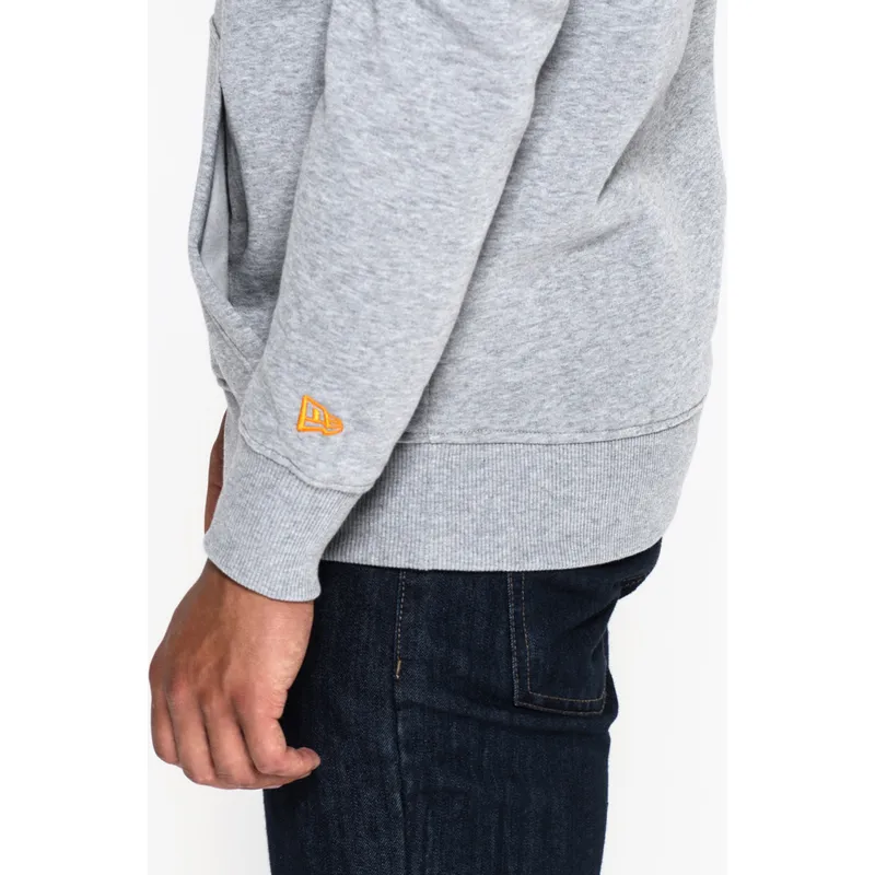 New era NFL Team Logo Miami Dolphins Hoodie Grey