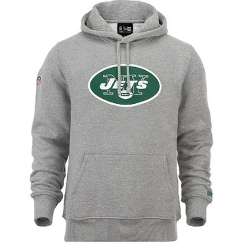 Sweat à capuche gris Pullover Hoodie New York Jets NFL New Era