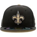 casquette-plate-noire-ajustee-59fifty-authentic-on-field-game-new-orleans-saints-nfl-new-era