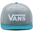 casquette-plate-gris-snapback-avec-visiere-bleue-et-avec-logo-de-lettres-drop-v-vans