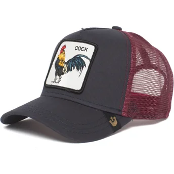 Casquette trucker bleue marine coq Prideful Goorin Bros.