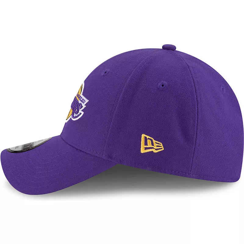 casquette-courbee-violette-ajustable-9forty-the-league-los-angeles-lakers-nba-new-era