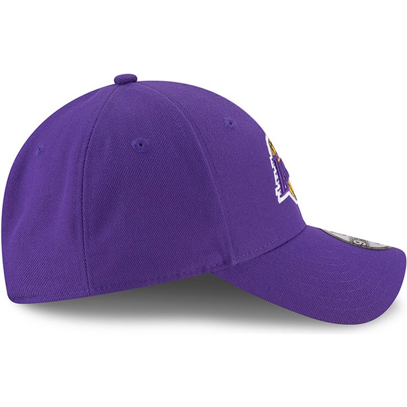 casquette-courbee-violette-ajustable-9forty-the-league-los-angeles-lakers-nba-new-era