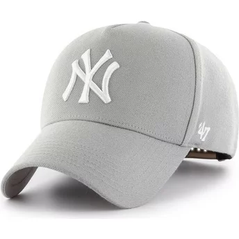 Casquette courbée grise snapback New York Yankees MLB MVP 47 Brand