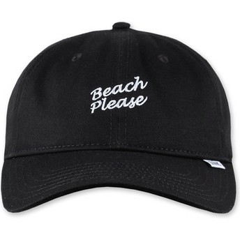 Casquette courbée noire ajustable Texting Beach Please Djinns