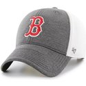 casquette-courbee-grise-boston-red-sox-mlb-mvp-haskell-47-brand