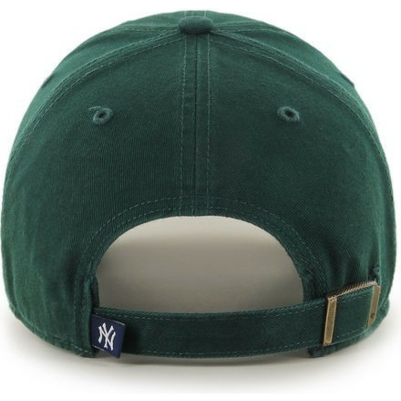 casquette-courbee-verte-new-york-yankees-clean-up-47-brand
