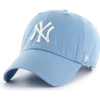 Casquette courbée bleue columbia New York Yankees MLB Clean Up 47 Brand