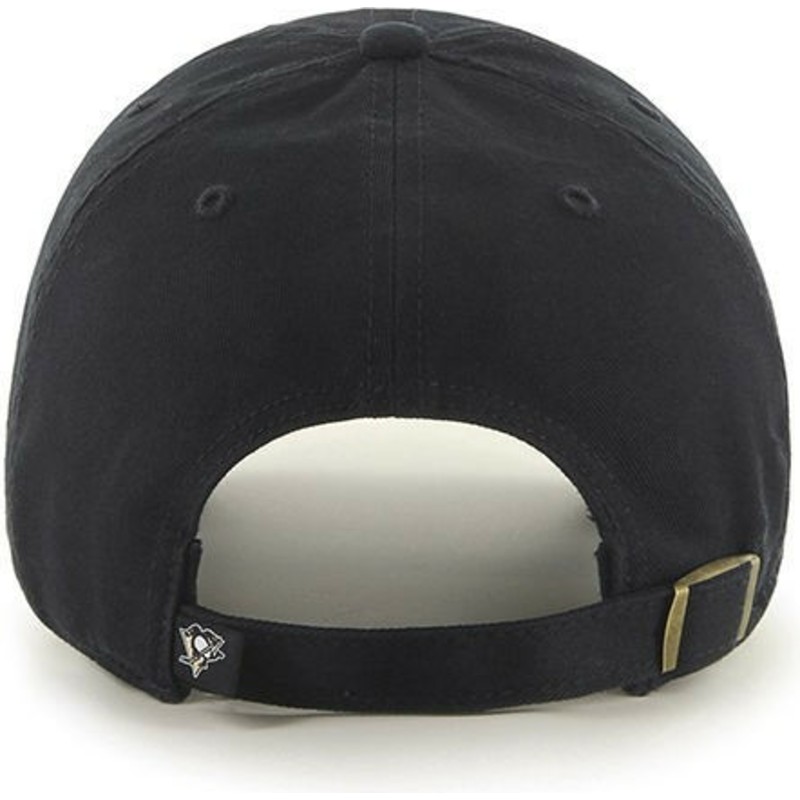 casquette-courbee-noire-pittsburgh-penguins-nhl-clean-up-47-brand