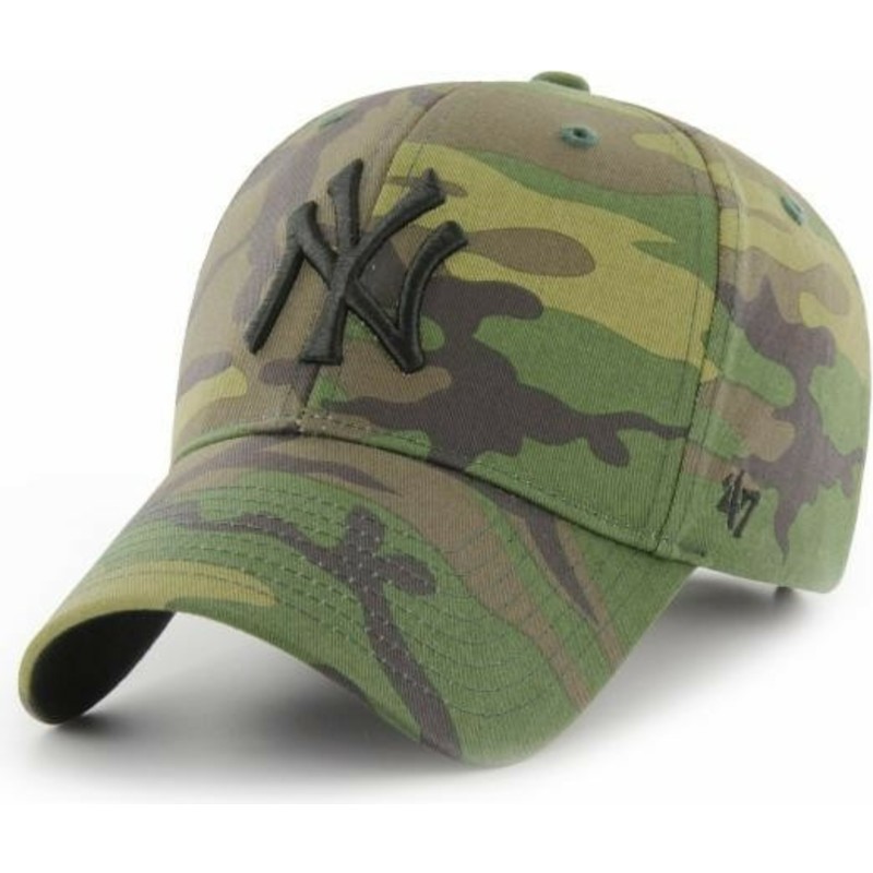 casquette-courbee-camouflage-avec-logo-noir-new-york-yankees-mlb-mvp-back-grove-47-brand