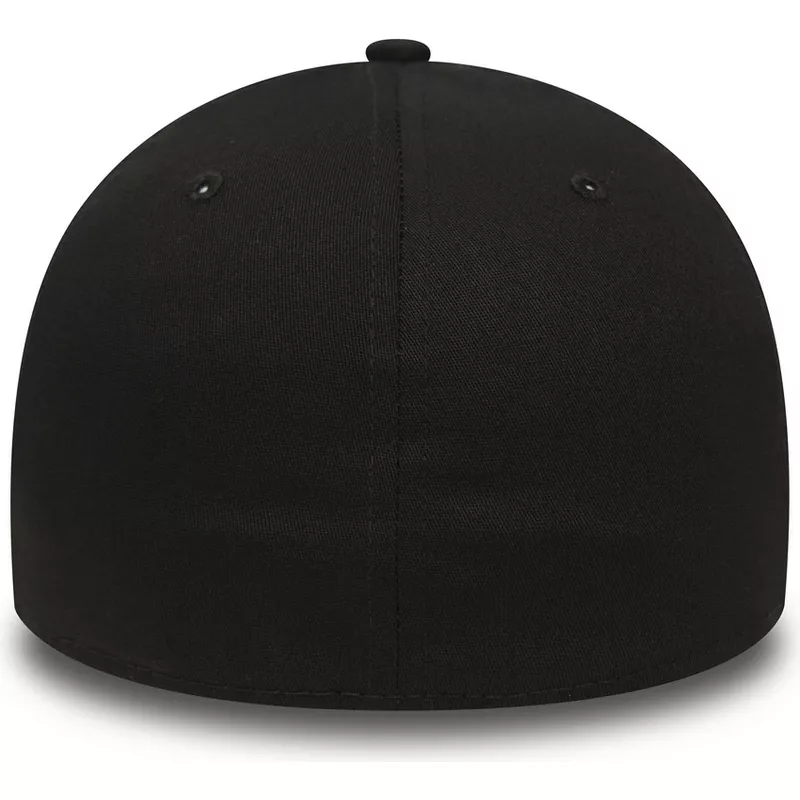 casquette-courbee-noire-ajustee-avec-logo-noir-39thirty-classic-new-york-yankees-mlb-new-era