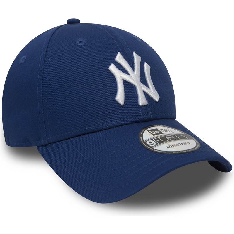 casquette-courbee-bleue-ajustable-9forty-essential-new-york-yankees-mlb-new-era