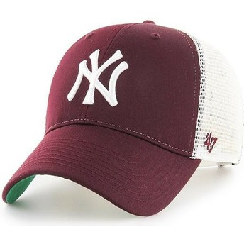 Casquette trucker grenat New York Yankees MLB MVP Branson 47 Brand