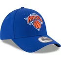 casquette-courbee-bleue-ajustable-9forty-the-league-new-york-knicks-nba-new-era
