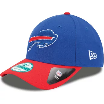 Casquette courbée bleue et rouge ajustable 9FORTY The League Buffalo Bills NFL New Era