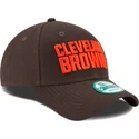 casquette-courbee-marron-ajustable-9forty-the-league-cleveland-browns-nfl-new-era