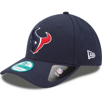 Casquette courbée bleue marine ajustable 9FORTY The League Houston Texans NFL New Era