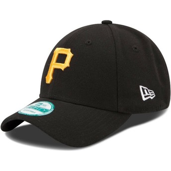 Casquette courbée noire ajustable 9FORTY The League Pittsburgh Pirates MLB New Era