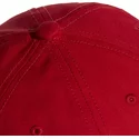 casquette-courbee-rouge-ajustable-trefoil-classic-adidas