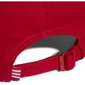 casquette-courbee-rouge-ajustable-trefoil-classic-adidas