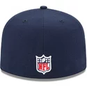 casquette-plate-bleue-marine-ajustee-59fifty-on-field-chicago-bears-nfl-new-era