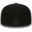 casquette-plate-noire-ajustee-59fifty-black-coll-seattle-seahawks-nfl-new-era