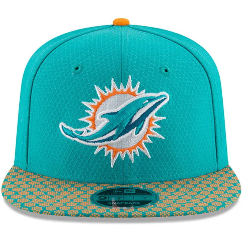 New Era Miami Dolphins Orange Edition 9Fifty Snapback Hat