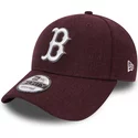 casquette-courbee-violette-ajustable-9forty-seasonal-heather-boston-red-sox-mlb-new-era