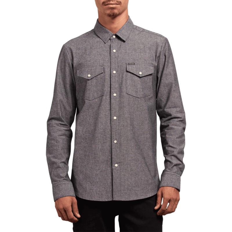chemise-a-manche-longue-grise-hayes-grey-volcom