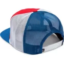 casquette-trucker-rouge-blanche-et-bleue-dually-cheese-motorhead-red-volcom