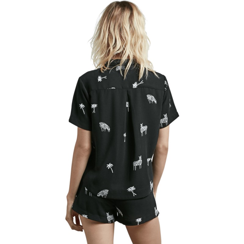 chemise-a-manche-courte-noire-what-you-need-black-volcom