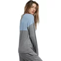 sweat-shirt-bleu-et-gris-lil-charcoal-grey-volcom