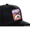casquette-courbee-noire-snapback-master-roshi-kamb-dragon-ball-capslab