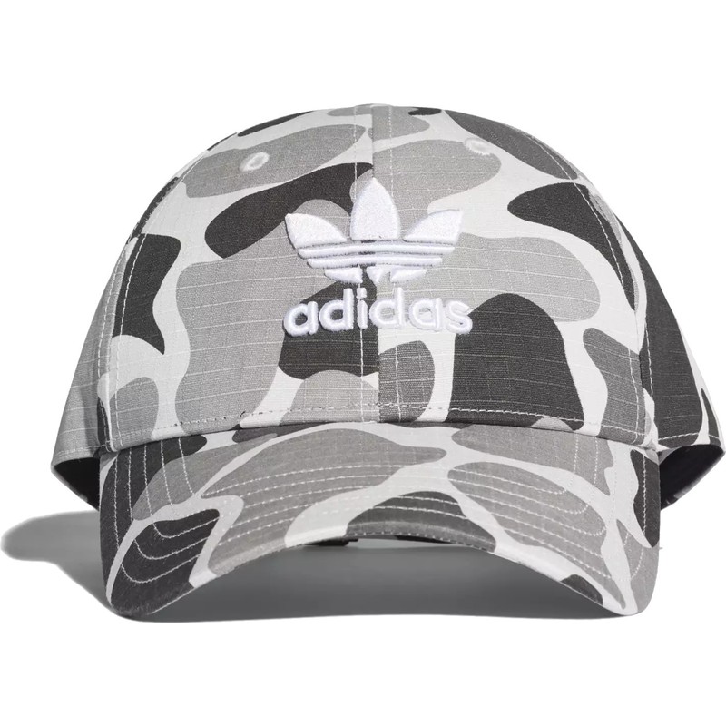 Casquette courbée camouflage grise 