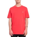 t-shirt-a-manche-courte-rouge-stone-blank-true-red-volcom