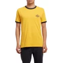 t-shirt-a-manche-courte-jaune-winger-tangerine-volcom