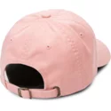 casquette-courbee-rose-ajustable-good-mood-mellow-rose-volcom
