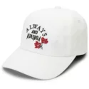 casquette-courbee-blanche-ajustable-good-mood-white-volcom