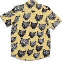 chemise-a-manche-courte-jaune-pour-enfant-ozzie-cat-lime-volcom