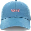 casquette-courbee-bleue-ajustable-court-side-vans