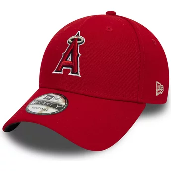 Casquette courbée rouge ajustable 9FORTY The League Los Angeles Angels MLB New Era