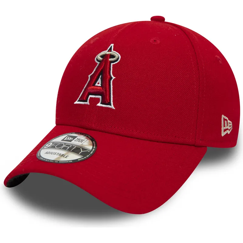 Casquette de Baseball MLB Los Angeles Angels New Era The League 9Forty  Adjustable Rouge