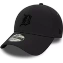 casquette-courbee-noire-ajustee-avec-logo-noir-39thirty-team-clean-detroit-tigers-mlb-new-era