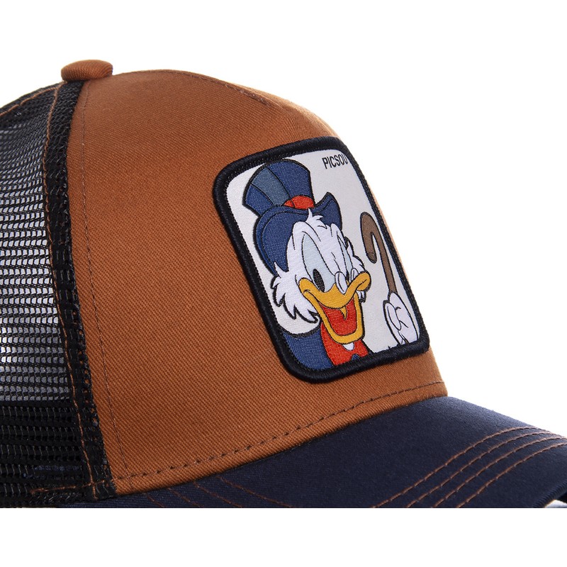 Casquette trucker marron et bleue marine Balthazar Picsou SCR1 Disney