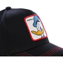casquette-courbee-noire-snapback-donald-fauntleroy-duck-duc3-disney-capslab