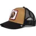 casquette-trucker-marron-et-noire-castor-two-beavers-goorin-bros