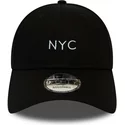 casquette-courbee-noire-ajustable-9forty-seasonal-nyc-new-era