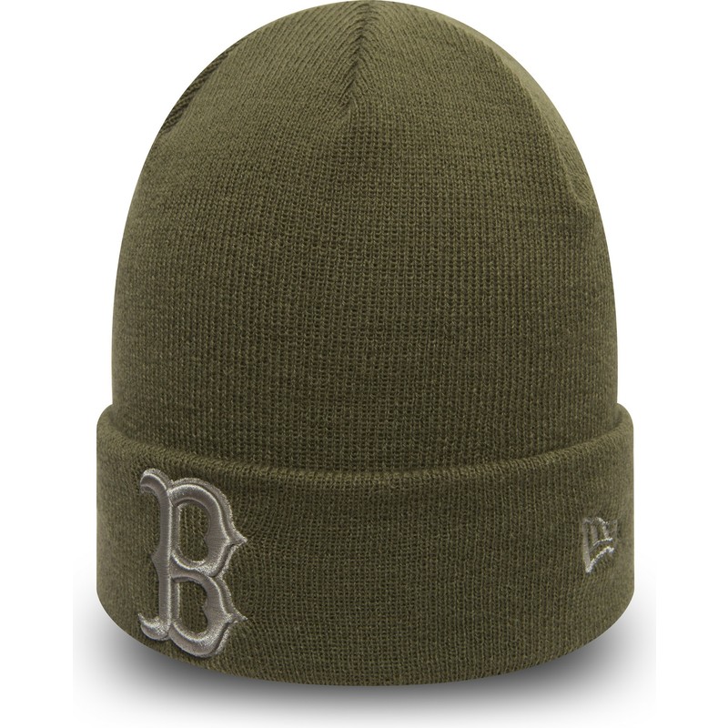 bonnet-vert-cuff-knit-league-essential-boston-red-sox-mlb-new-era