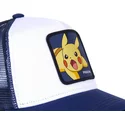 casquette-trucker-blanche-et-bleue-pikachu-pik8-pokemon-capslab