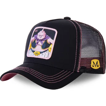 casquette-trucker-noire-et-rose-buu-big3-dragon-ball-capslab